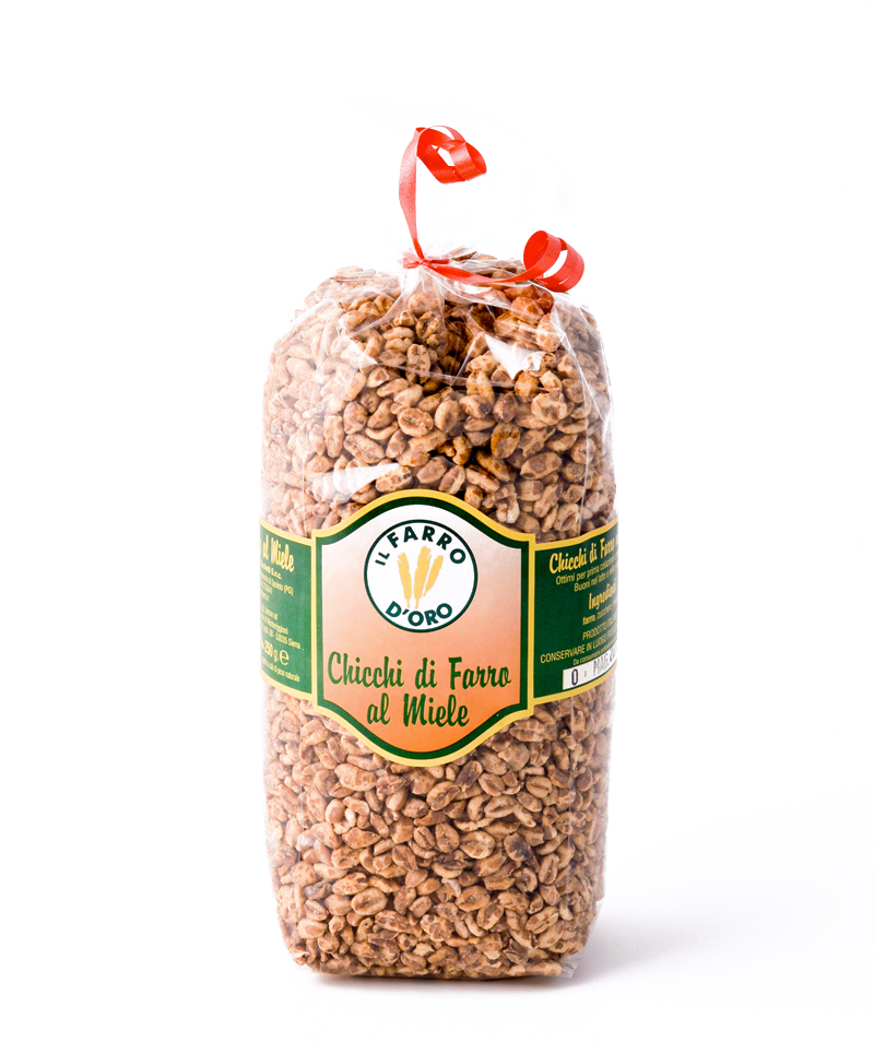 Farro di Monteleone Soffiato al Miele (Triticum Dicoccum) g 250